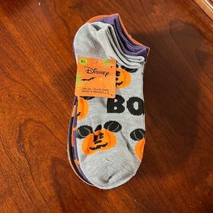DISNEY MICKEY MOUSE Halloween WOMENS 9 PACK NO SHOW SOCK Show Size 4-10 NWT